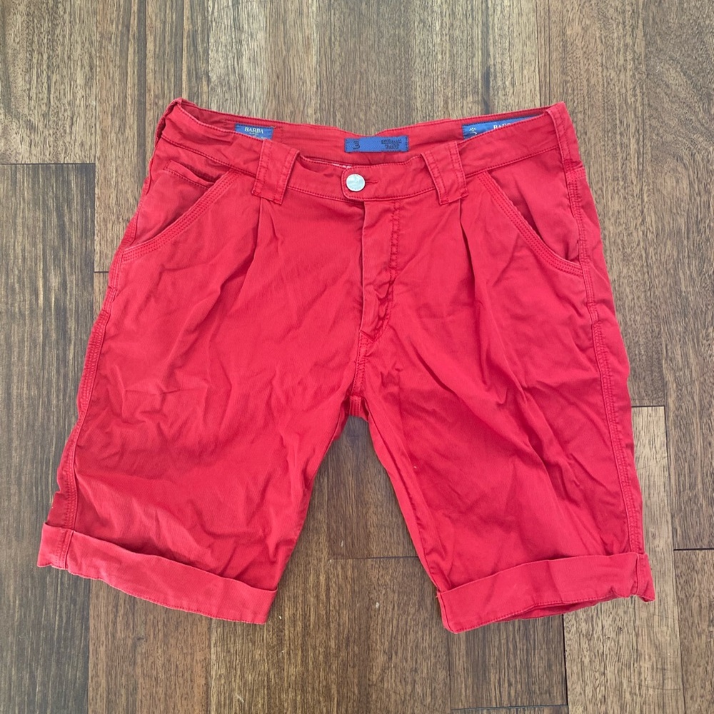 Barba Napoli men’s red shorts size 34